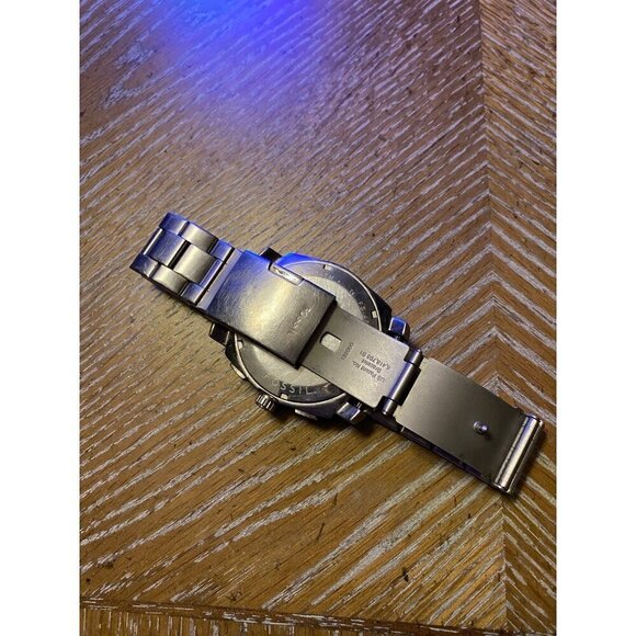 Fossil Chronograph Date Silver 50M Mens Watch FS-4663 - Picture 4 of 4